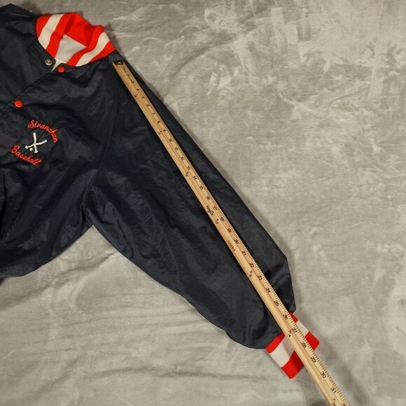 Vintage Stranahan Dragons Baseball Varsity Jacket Mens L Slim Fit Made In USA - Picture 11 of 12